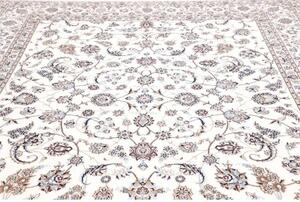 Tappeto Nain 6la Floreale Avorio Blu 255x307 Cm