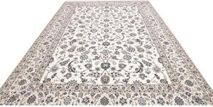Tappeto Nain 6la Floreale Avorio Blu 258x356 Cm