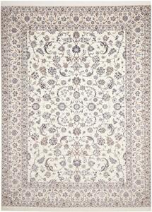 Tappeto Nain 6la Floreale Avorio Blu 251x356 Cm
