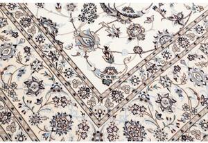 Tappeto Nain 6la Floreale Avorio Blu 258x356 Cm