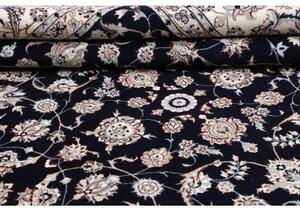 Tappeto Nain 6la Floreale Blu Scuro Avorio 255x323 Cm