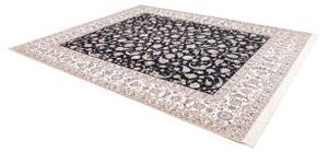 Tappeto Nain 6la Floreale Blu Scuro Avorio 260x310 Cm