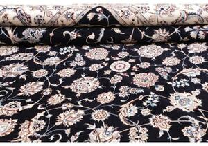 Tappeto Nain 6la Floreale Blu Scuro Avorio 260x310 Cm