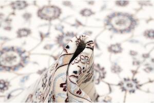 Tappeto Nain 6la Floreale Avorio Blu 258x356 Cm
