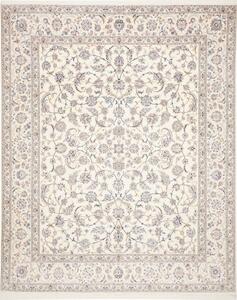Tappeto Nain 6la Floreale Avorio Blu 255x316 Cm