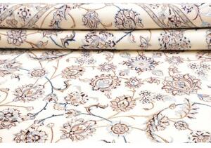 Tappeto Nain 6la Floreale Avorio Blu 255x316 Cm