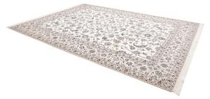 Tappeto Nain 6la Floreale Avorio Blu 251x356 Cm