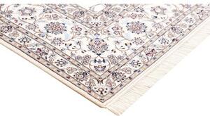 Tappeto Nain 6la Floreale Avorio Blu 255x307 Cm