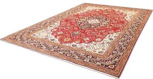 Tappeto Tabriz Stilizzato Rosso Blu Scuro 256x338 Cm