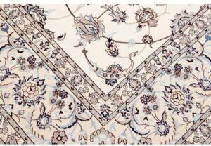 Tappeto Nain 6la Floreale Avorio Blu 258x359 Cm