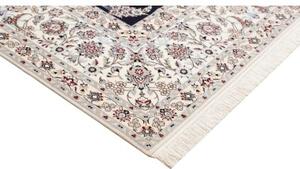 Tappeto Nain 6la Floreale Blu Scuro Avorio 253x306 Cm