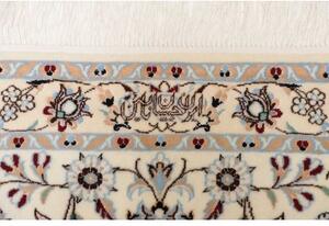 Tappeto Nain 6la Floreale Blu Scuro Avorio 253x306 Cm