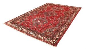 Tappeto Shiraz Stilizzato Rosso Marrone 214x302 Cm