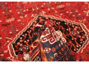 Tappeto Shiraz Stilizzato Rosso Blu Scuro 160x260 Cm