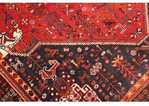 Tappeto Shiraz Stilizzato Rosso Blu Scuro 160x260 Cm