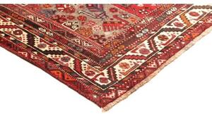 Tappeto Shiraz Stilizzato Rosso Marrone 214x302 Cm