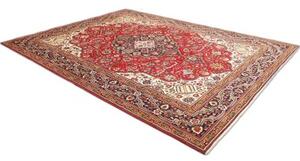 Tappeto Tabriz Stilizzato Rosso Blu Scuro 256x338 Cm
