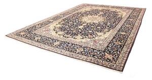 Tappeto Nadjafabad Medaglione Floreale Blu Notte Avorio 300x400 Cm