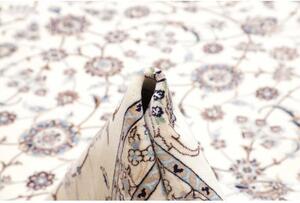 Tappeto Nain 6la Floreale Avorio Blu 258x359 Cm