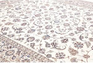 Tappeto Nain 6la Floreale Avorio Blu 258x359 Cm