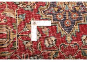 Tappeto Tabriz Stilizzato Rosso Blu Scuro 256x338 Cm