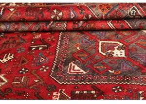 Tappeto Shiraz Stilizzato Rosso Marrone 214x302 Cm