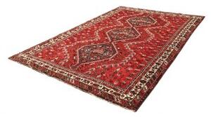 Tappeto Shiraz Stilizzato Rosso Blu Scuro 210x297 Cm