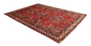 Tappeto Shiraz Stilizzato Rosso Marrone 214x302 Cm