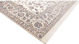 Tappeto Nain 6la Floreale Avorio Blu 258x359 Cm
