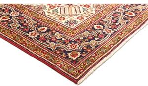 Tappeto Tabriz Stilizzato Rosso Blu Scuro 256x338 Cm