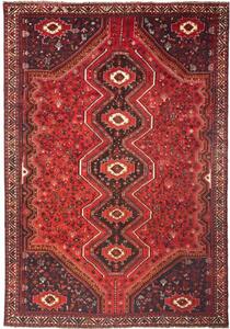 Tappeto Shiraz Stilizzato Rosso Blu Scuro 235x337 Cm