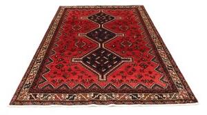 Tappeto Shiraz Stilizzato Rosso Blu Scuro 170x248 Cm