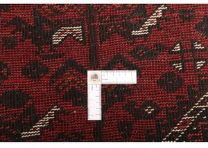 Tappeto Shiraz Geometrico Rosso Blu Scuro 208x285 Cm