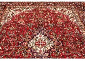 Tappeto Tabriz Stilizzato Rosso Blu Scuro 205x315 Cm