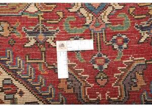Tappeto Tabriz Stilizzato Rosso Blu Scuro 255x347 Cm