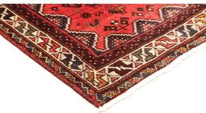 Tappeto Shiraz Stilizzato Rosso Blu Scuro 170x248 Cm