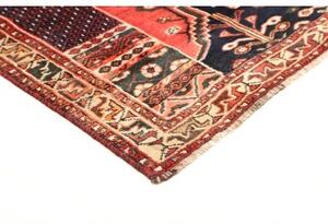 Tappeto Shiraz Stilizzato Rosso Blu Scuro 163x260 Cm