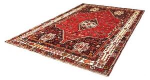 Tappeto Shiraz Stilizzato Rosso Blu Scuro 215x305 Cm