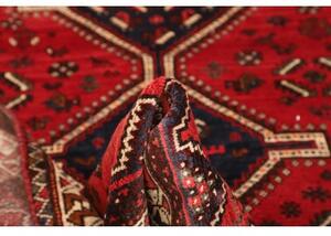 Tappeto Shiraz Stilizzato Rosso Blu Scuro 170x248 Cm