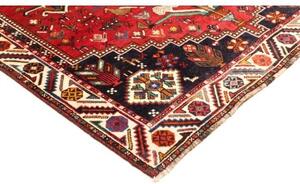 Tappeto Shiraz Figurativo Rosso Blu Scuro 175x260 Cm