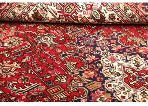 Tappeto Tabriz Stilizzato Rosso Blu Scuro 205x315 Cm
