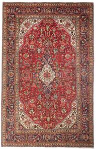 Tappeto Tabriz Stilizzato Rosso Blu Scuro 205x315 Cm