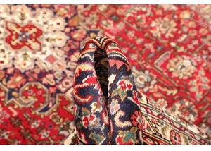 Tappeto Tabriz Stilizzato Rosso Blu Scuro 205x315 Cm