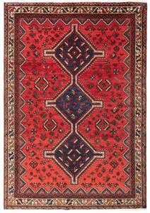 Tappeto Shiraz Stilizzato Rosso Blu Scuro 170x248 Cm