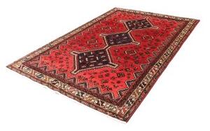 Tappeto Shiraz Stilizzato Rosso Blu Scuro 170x248 Cm