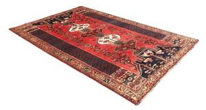 Tappeto Shiraz Stilizzato Rosso Blu Scuro 163x260 Cm