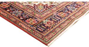 Tappeto Tabriz Stilizzato Rosso Blu Scuro 255x347 Cm