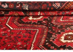 Tappeto Shiraz Stilizzato Rosso Blu Scuro 235x337 Cm