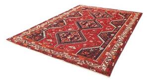 Tappeto Shiraz Geometrico Rosso Blu Scuro 220x290 Cm