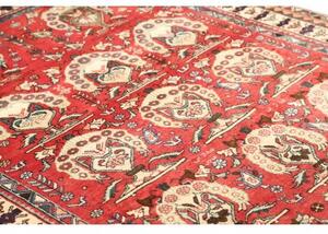 Tappeto Shiraz Geometrico Rosso Beige 155x240 Cm